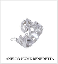 ANELLO NOME BENEDETTA