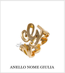 ANELLO NOME GIULIA