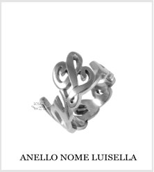 ANELLO NOME LUISELLA